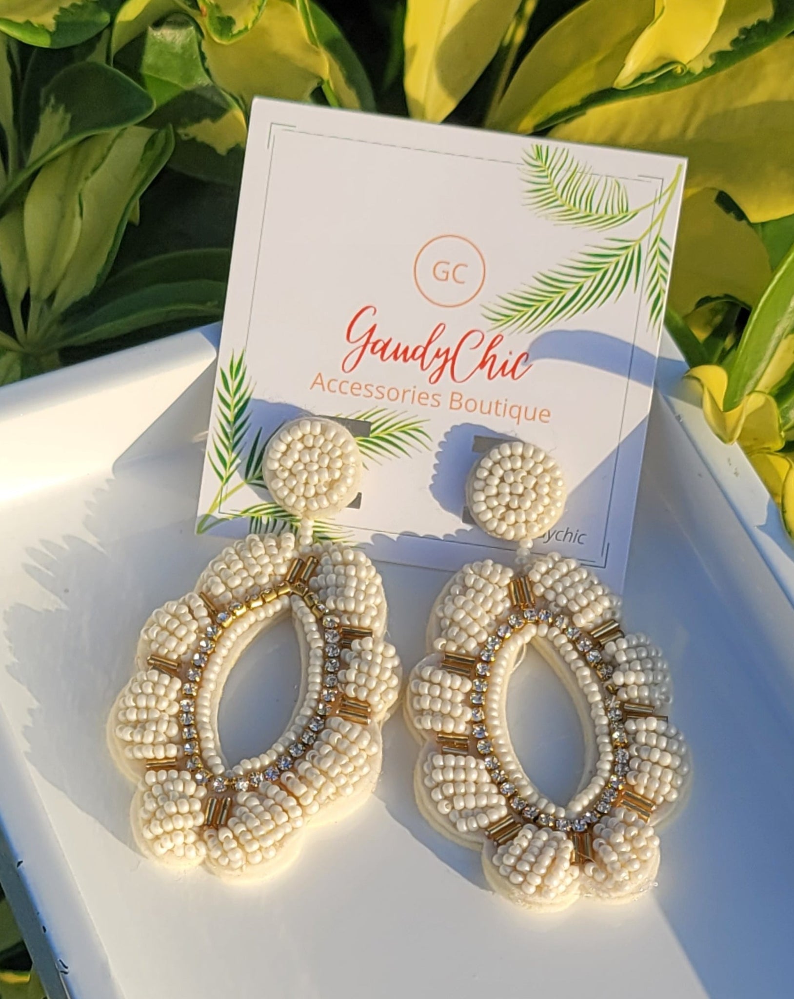 2 Gold & White Beaded Hoop Earrings, Beaded Hoop Earrings, Native Beaded  Earrings, Summer Earrings, Statement Earrings, White Hoops - Etsy